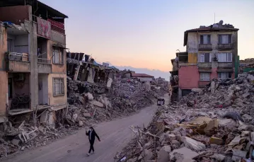 Antiochia po trzęsieniu ziemi, 20 lutego 2023 r. Fot. YASIN AKGUL / AFP / East News / 