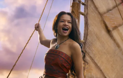 Catherine Laga'aia jako Moana w filmie „Vaiana”, reż. Thomas Kail. dystr. Disney Polska // materiały prasowe