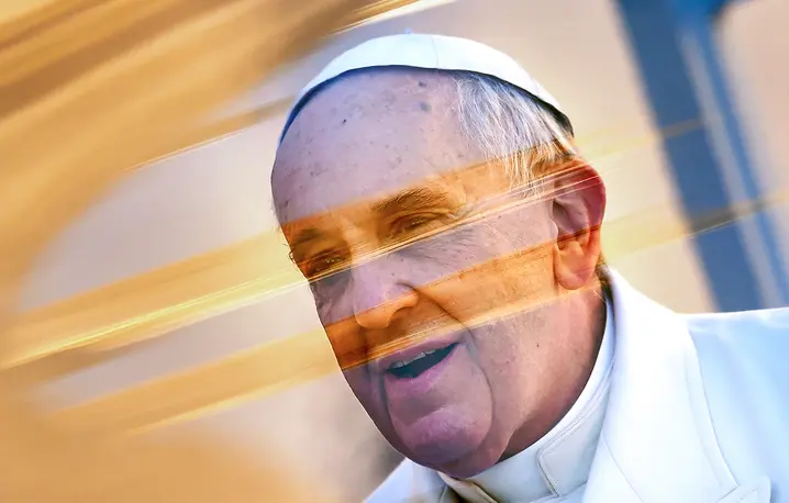 Papież Franciszek. Watykan, 11 lutego 2015 r. // Fot. Gabriel Bouys / AFP / East News