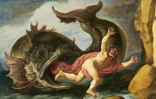 Pieter Lastman, "Jonasz i wieloryb”, 1621 r. // domena publiczna