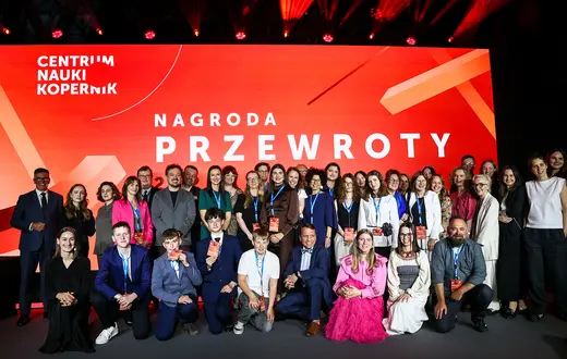 Laureaci i finaliści Nagrody Przewroty 2026 // Fot. Centrum Nauki Kopernik / Anita Walczewska / East News Laureaci i finaliści Nagrody Przewroty 2026 // Fot. Centrum Nauki Kopernik / Anita Walczewska / East News