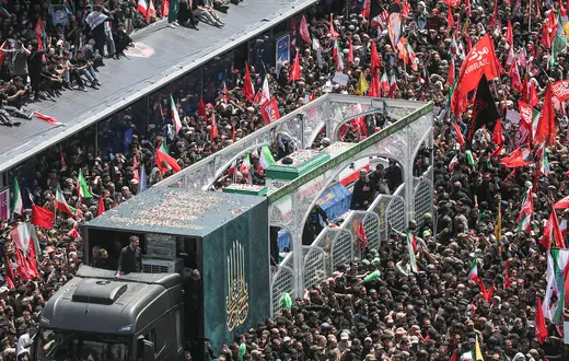 Pogrzeb Alego Chameneiego. Teheran, 6 lipca 2026 r. // Fot. Fatemeh Bahrami / AFP / East News